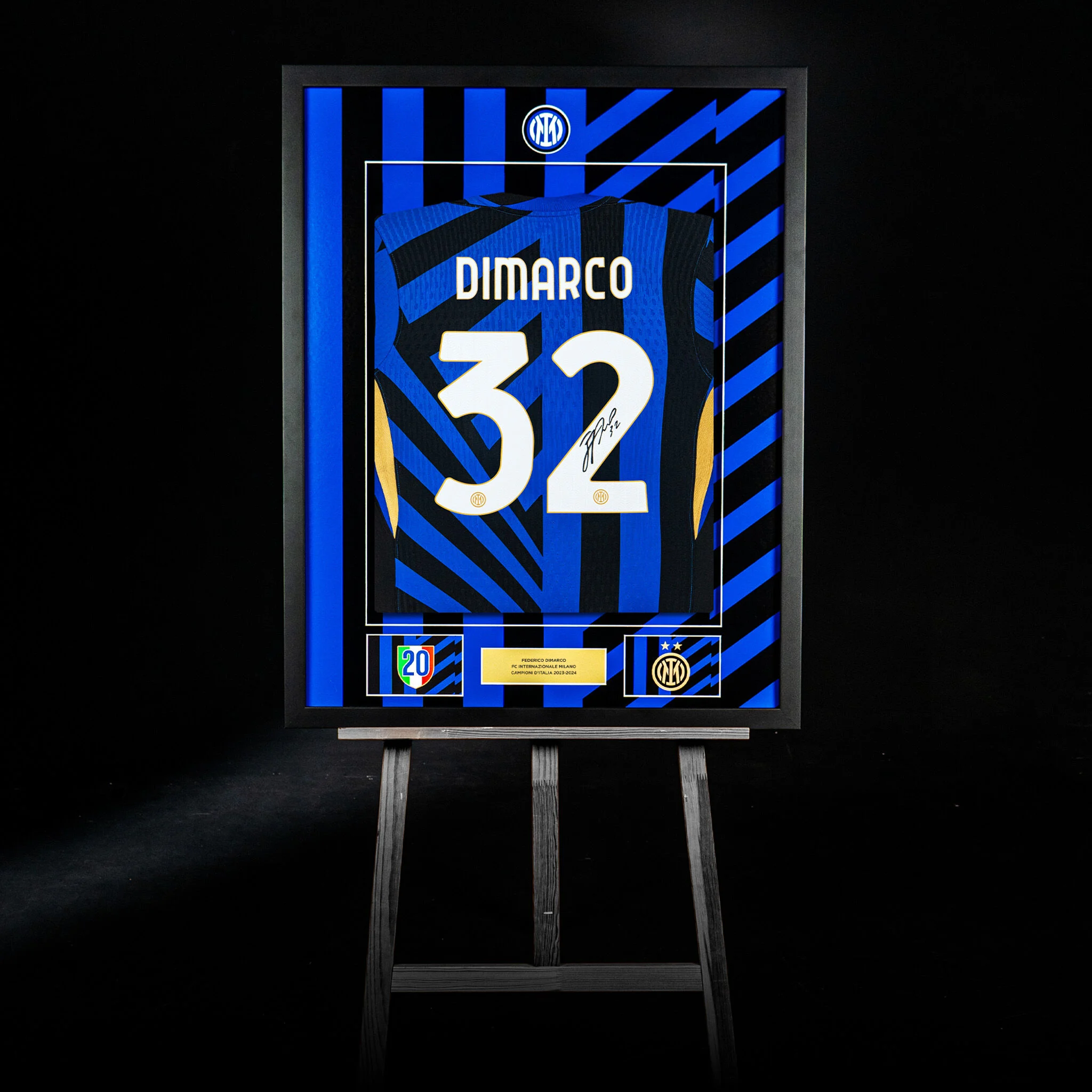 IM HOME MATCH JERSEY 2 STARS 2024/25 SIGNED BY DIMARCO