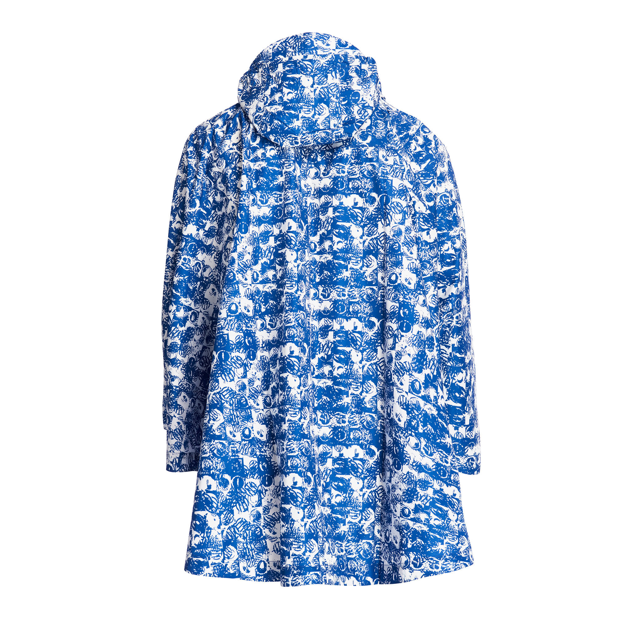 IM ALL-OVER PATTERN PONCHO
