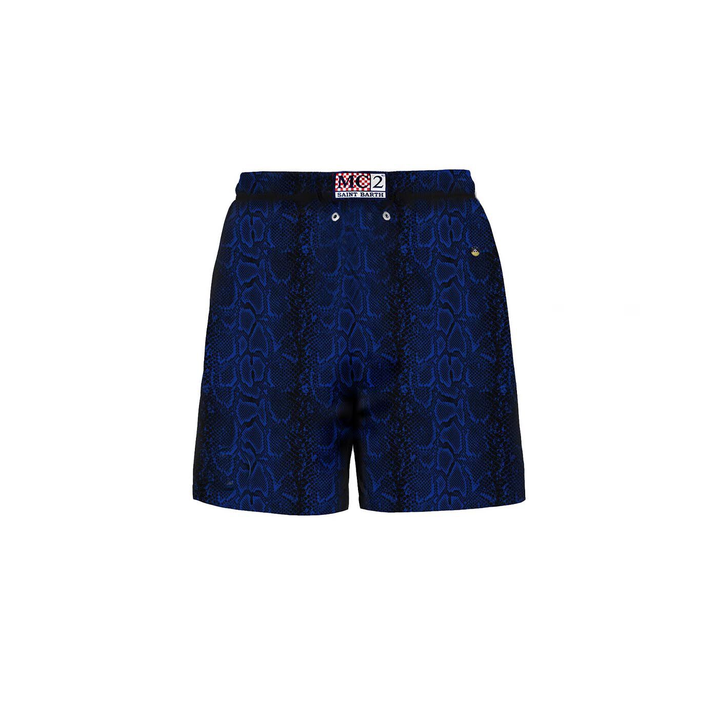IM INTER X MC2 SAINT BARTH BISCIONE PATTERN KID'S TRUNKS