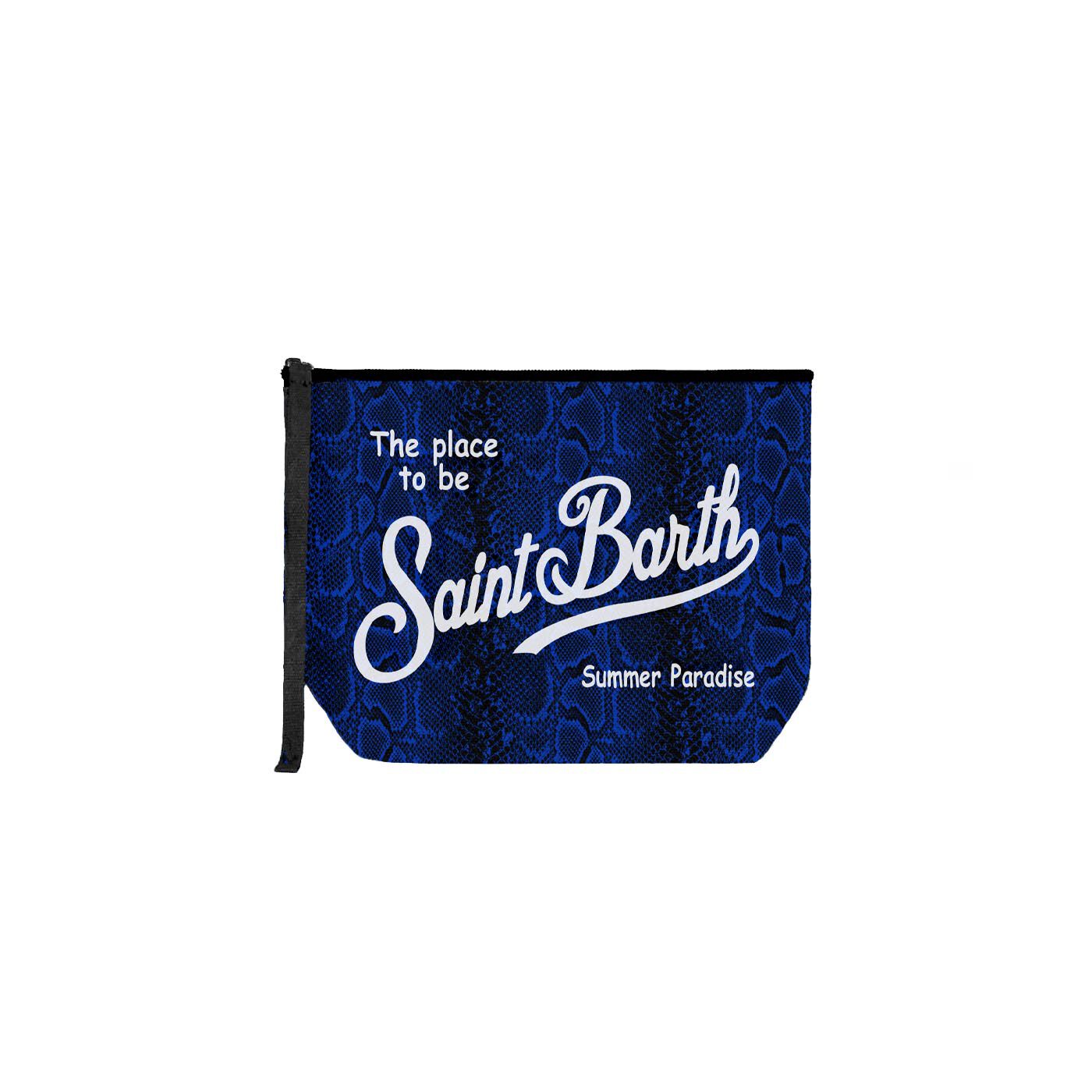 IM INTER X MC2 SAINT BARTH BISCIONE PATTERN BEACH POUCH