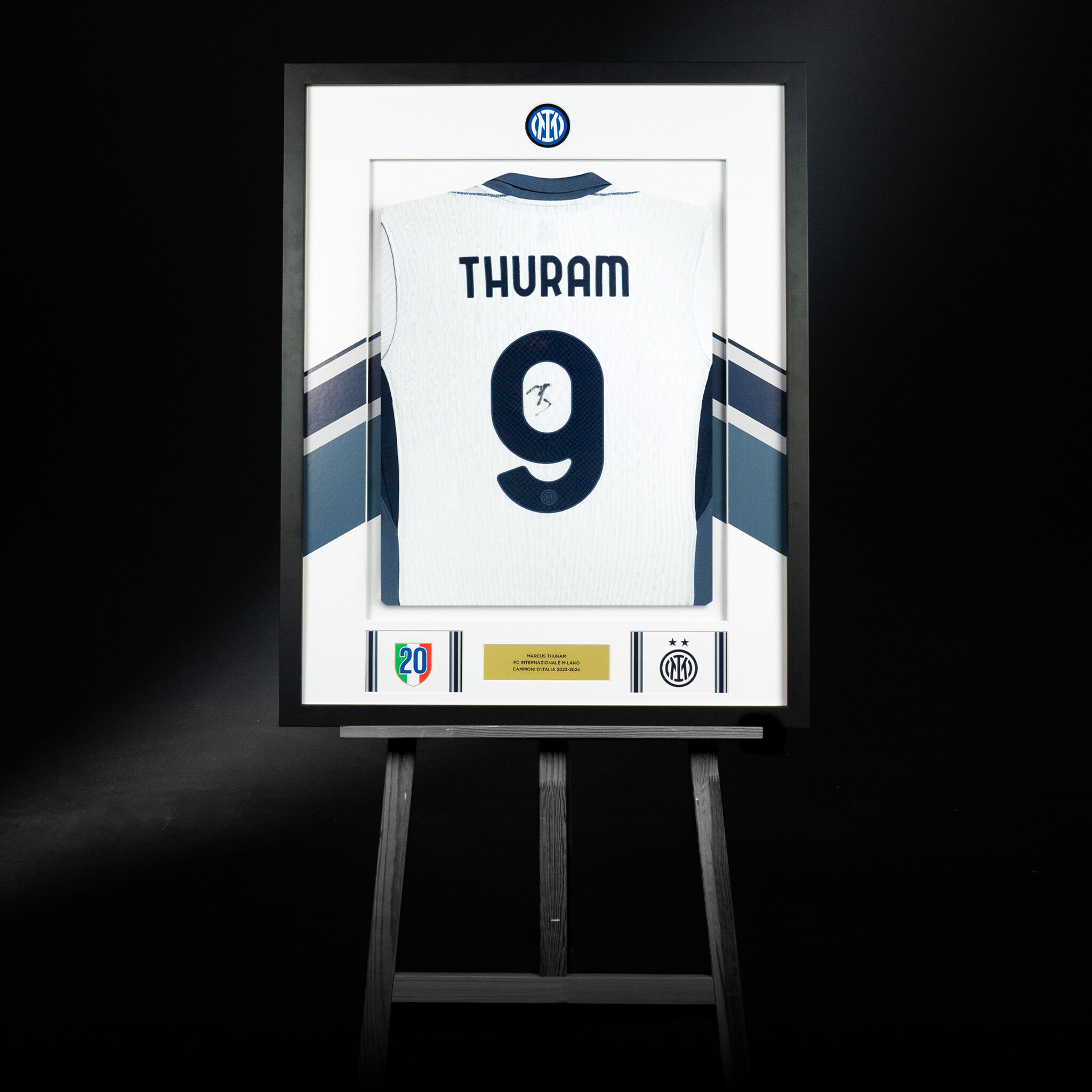 IM AWAY MATCH JERSEY 2 STARS 2024/25 SIGNED BY THURAM