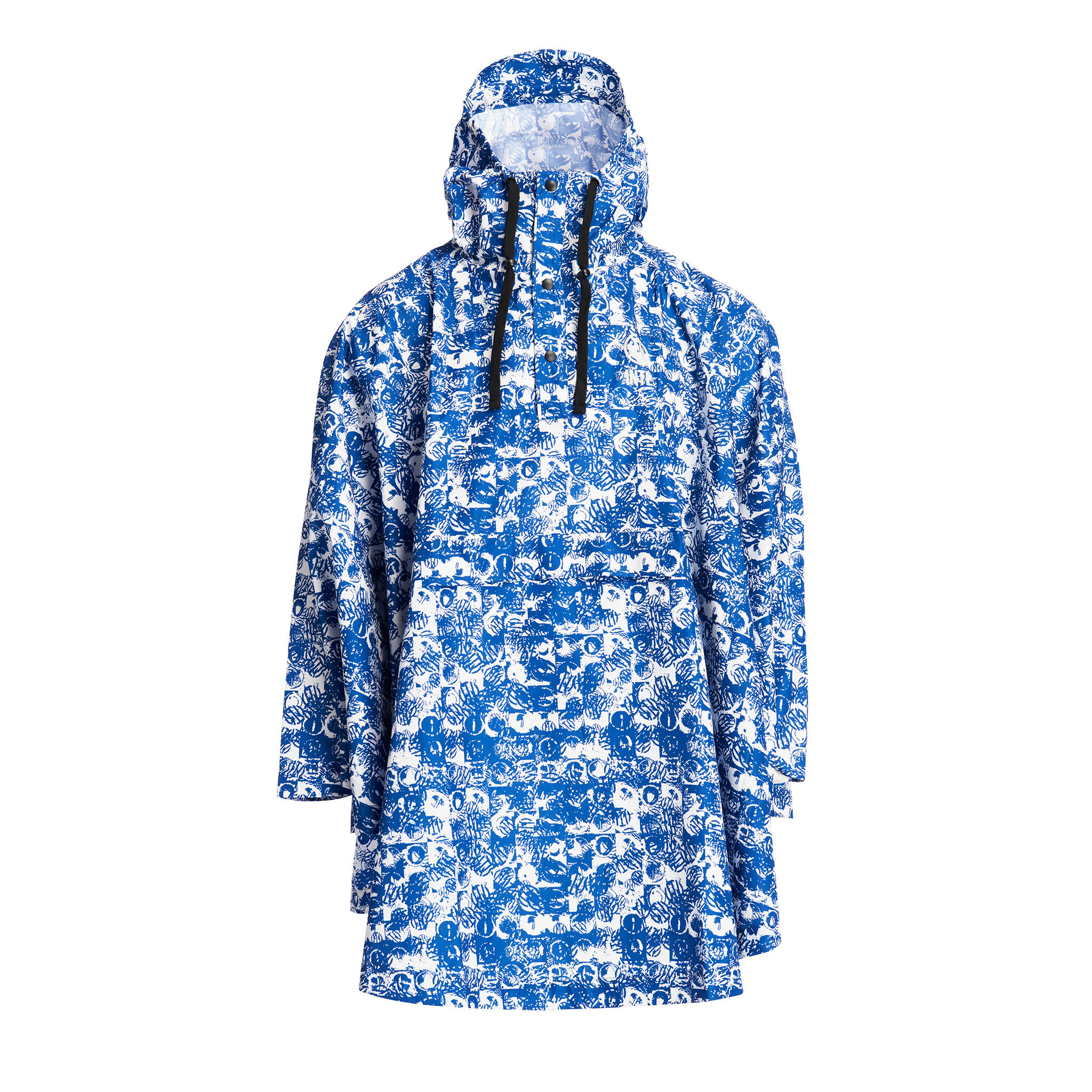 IM ALL-OVER PATTERN PONCHO