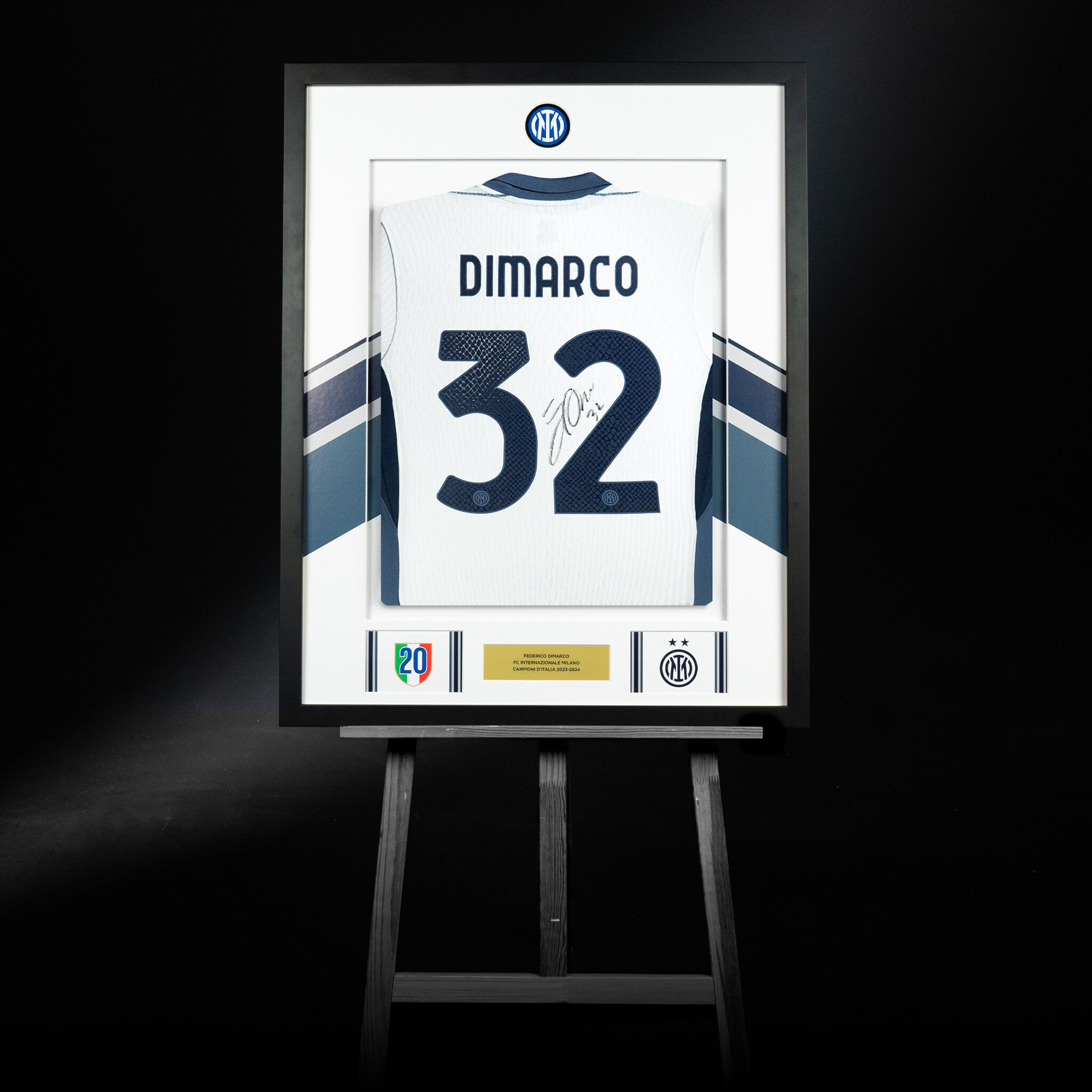 IM AWAY MATCH JERSEY 2 STARS 2024/25 SIGNED BY DIMARCO