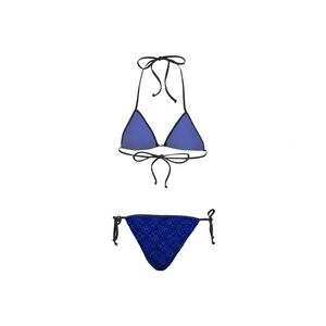 IM INTER X MC2 SAINT BARTH NERAZZURRO PATTERN BIKINI