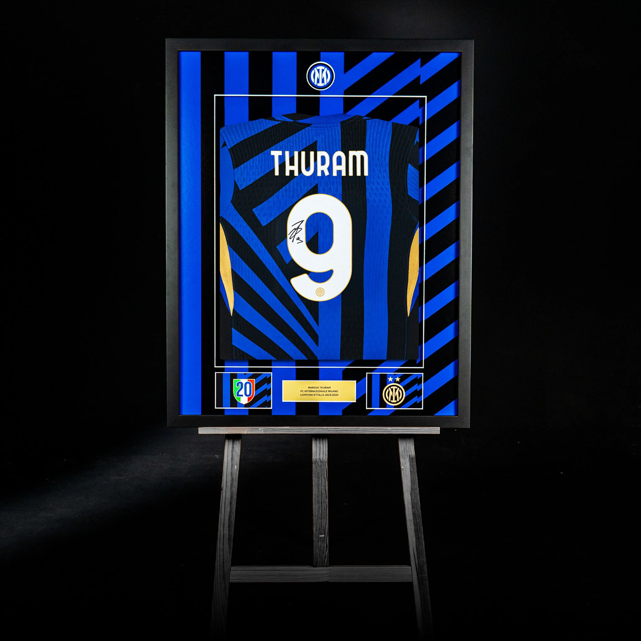 IM HOME MATCH JERSEY 2 STARS 2024/25 SIGNED BY THURAM