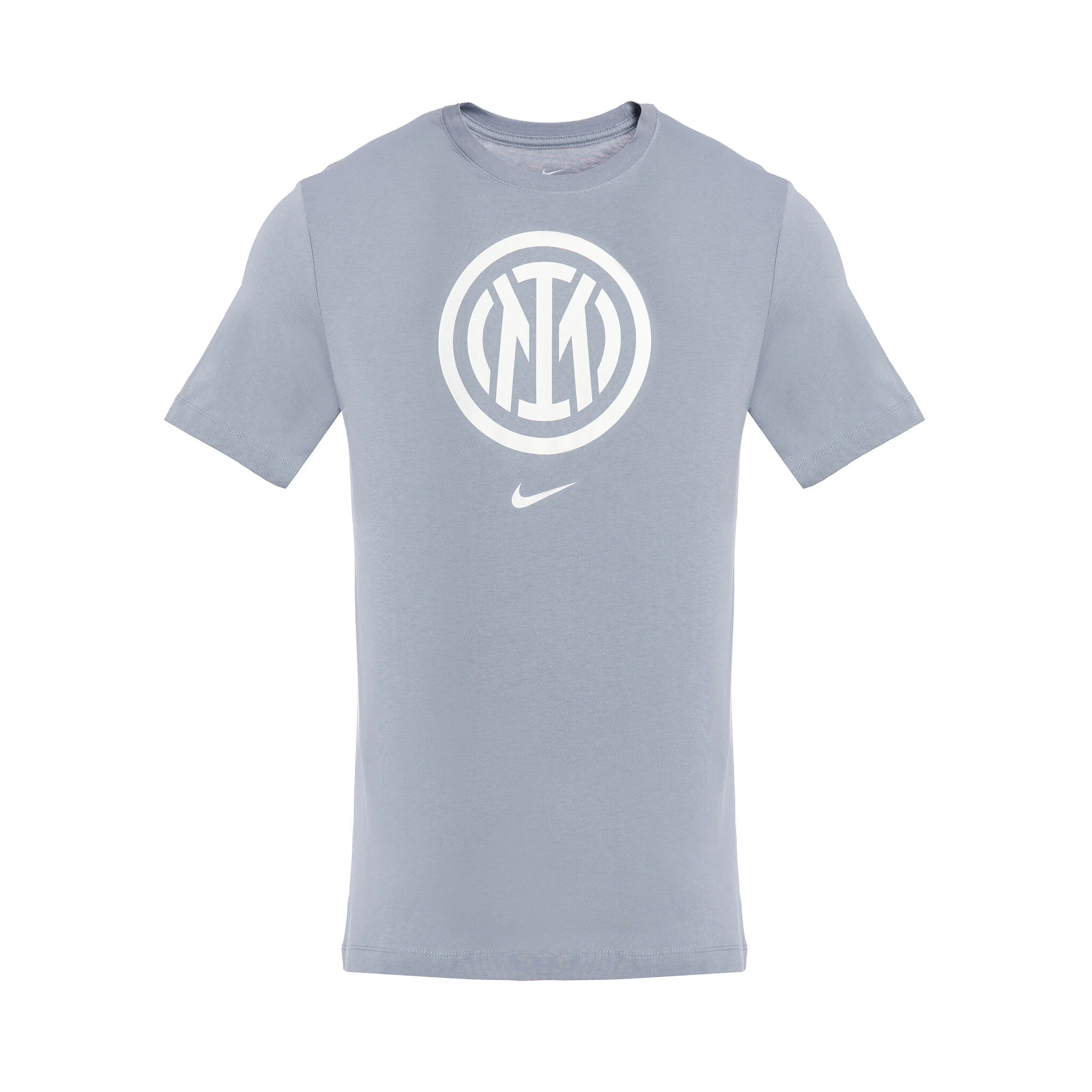 IM NIKE MEN'S LOGO CREST GREY T-SHIRT
