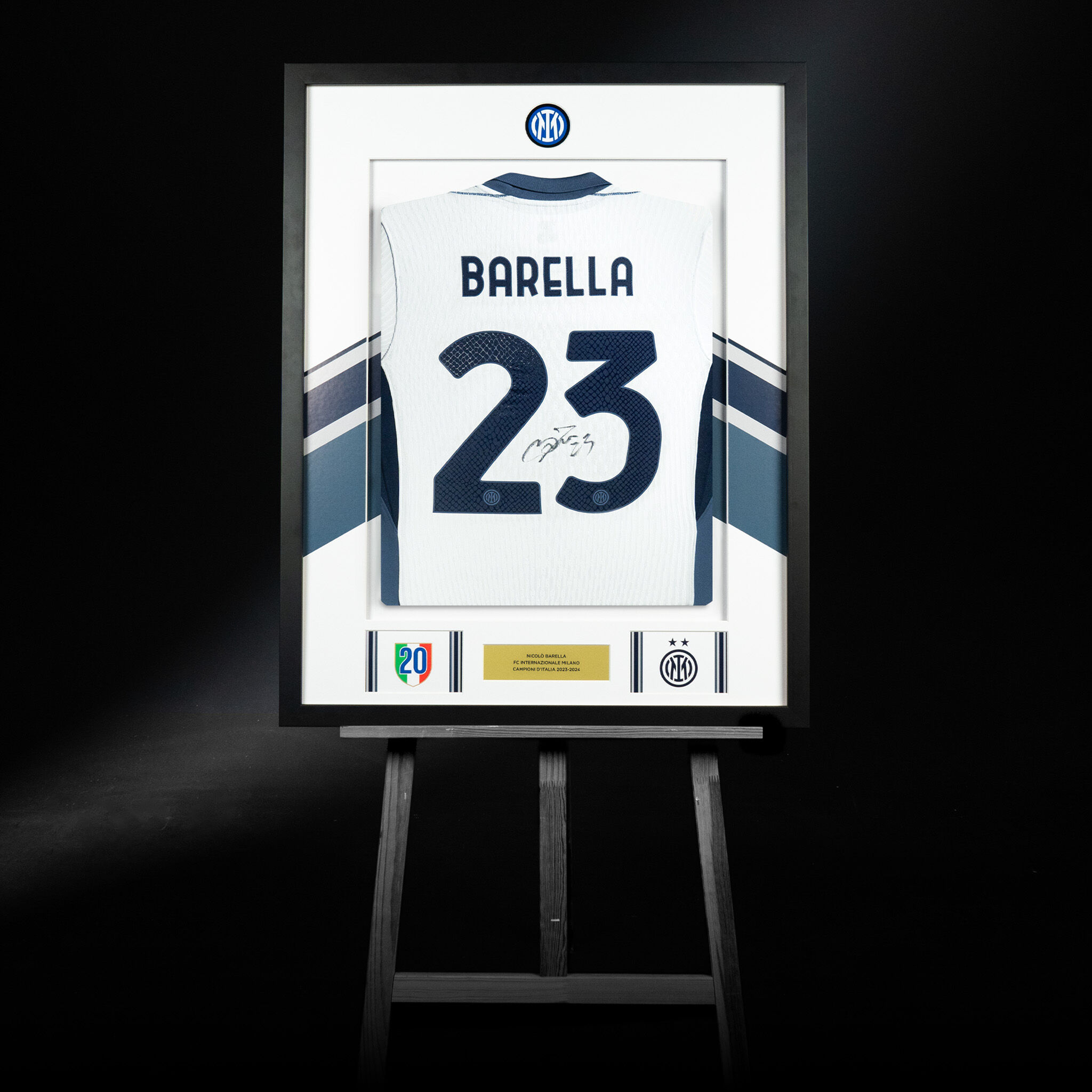 IM AWAY MATCH JERSEY 2 STARS 2024/25 SIGNED BY BARELLA