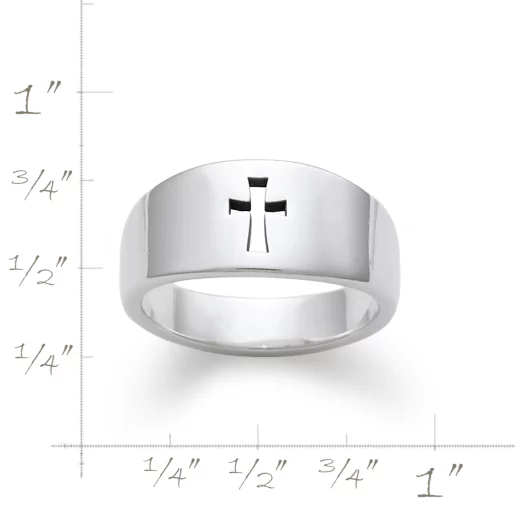 Narrow Crosslet Ring