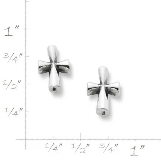St. Teresa Cross Studs