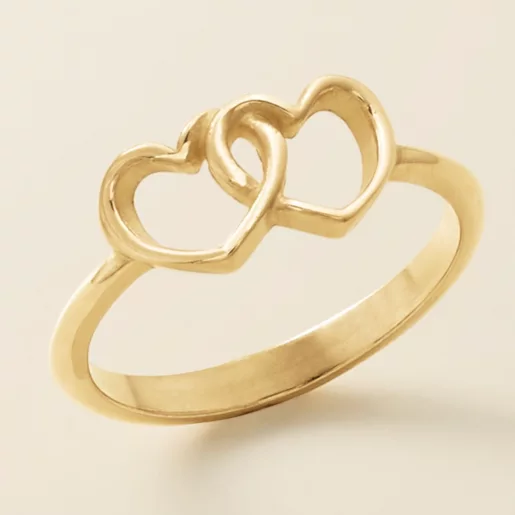 Two Hearts Together Ring