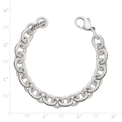 Beaded Cable Charm Bracelet