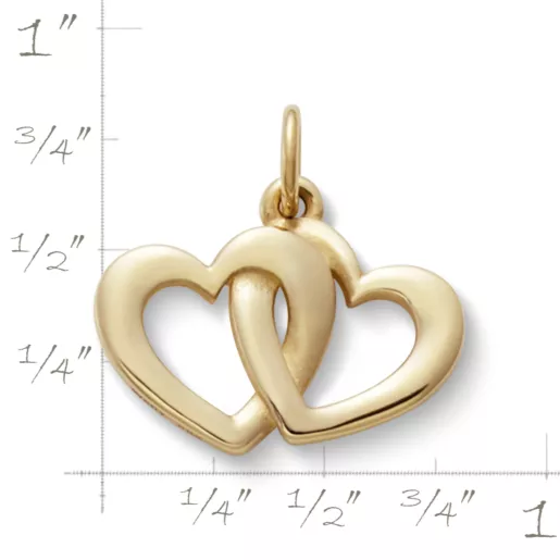 Linked Hearts Charm