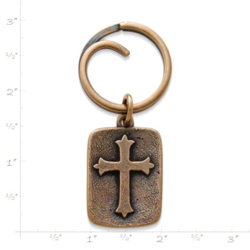 Fleuree Cross Key Chain