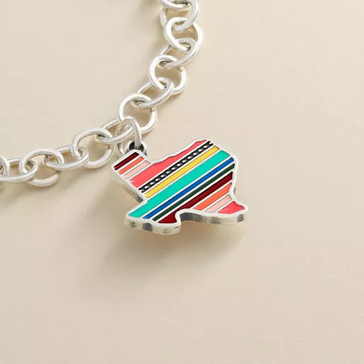 Enamel Texas Serape Charm