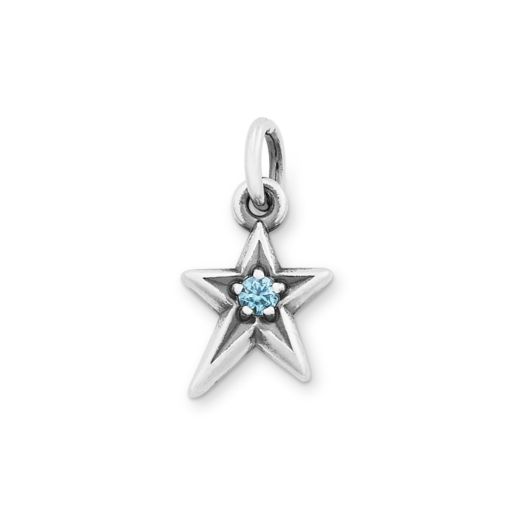 Shining Star Birthstone Charm