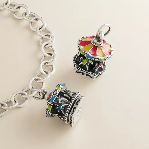Enamel Carousel Charm