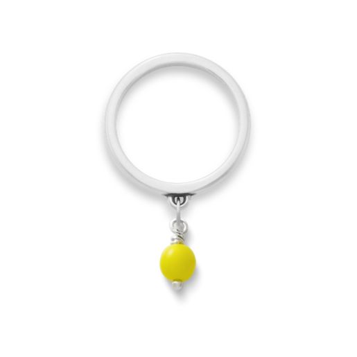 Glass Enhancer Bead Dangle Ring