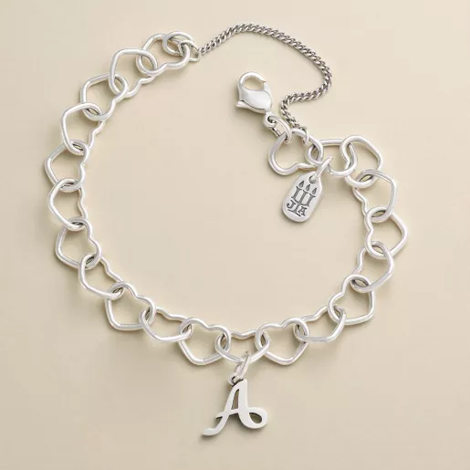 Connected Hearts Charm Bracelet