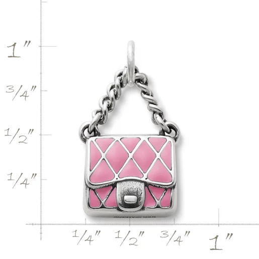 Enamel Fashion Purse Charm