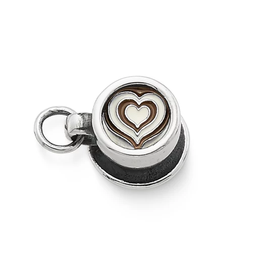 Enamel Latte Love Charm