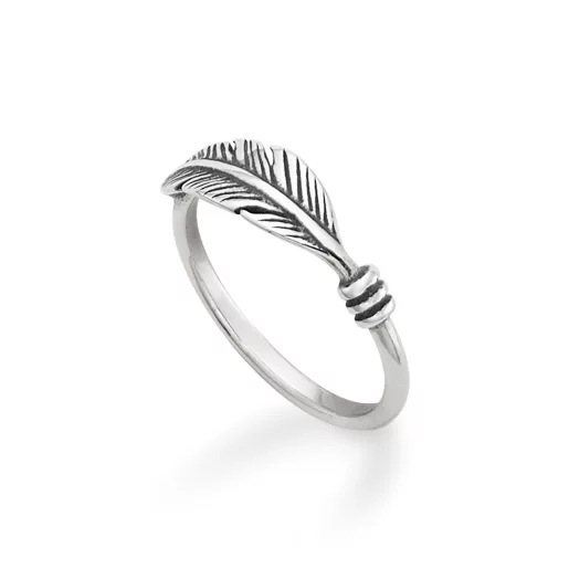 Delicate Feather Ring