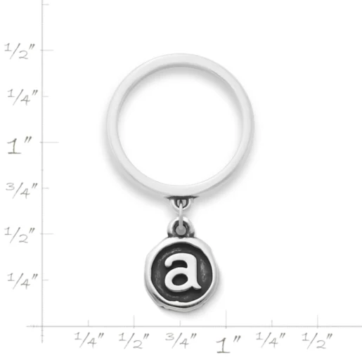 Vintage Type Charm Dangle Ring