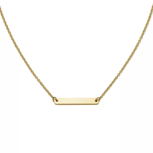 Petite Engravable Horizon Necklace