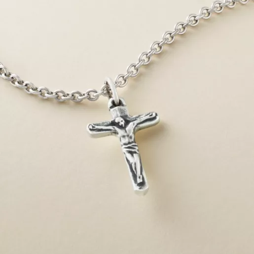 Chiseled Crucifix Pendant