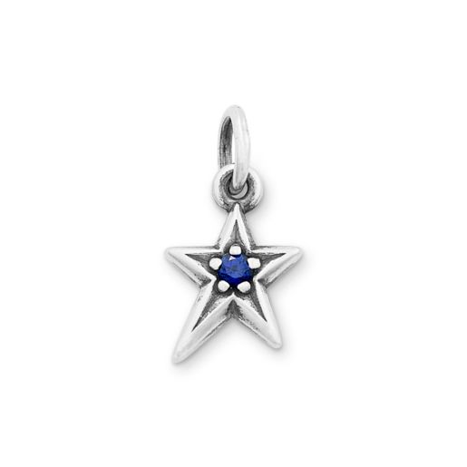 Shining Star Birthstone Charm