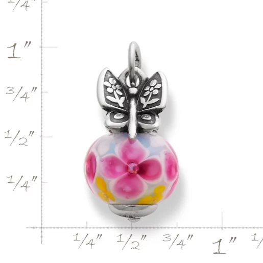 Mariposa Art Glass Charm