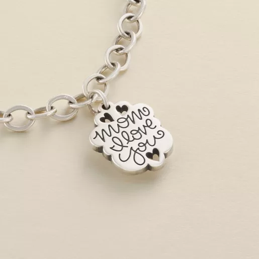 Mom I Love You Charm