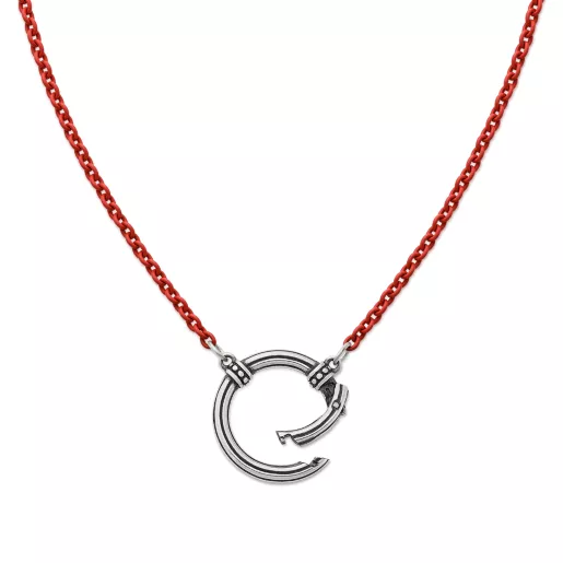 Enamel Beaded Changeable Charm Holder Necklace