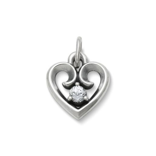 Avery Remembrance Heart Birthstone Pendant