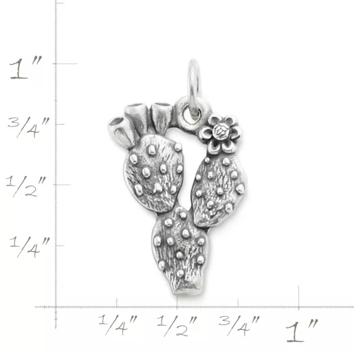Prickly Pear Cactus Charm