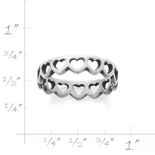 Tiny Hearts Ring