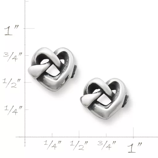 Heart Knot Studs