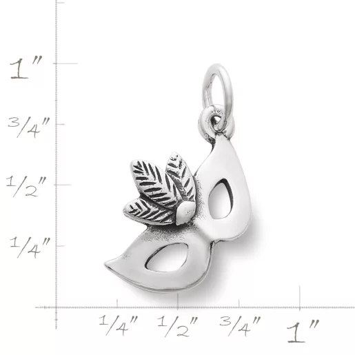 Mardi Gras Mask Charm