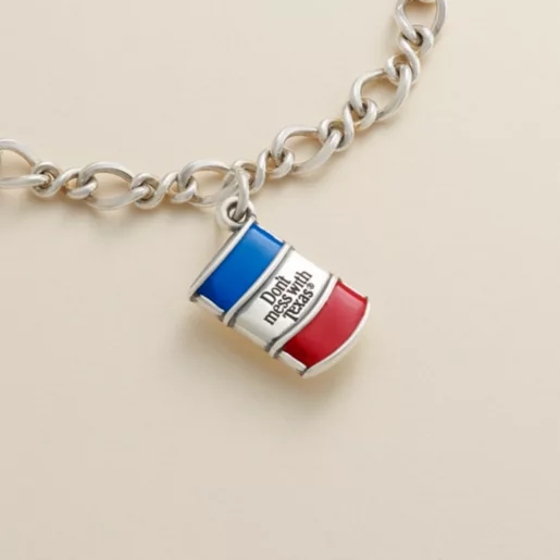 Enamel Don't mess with Texas Charm