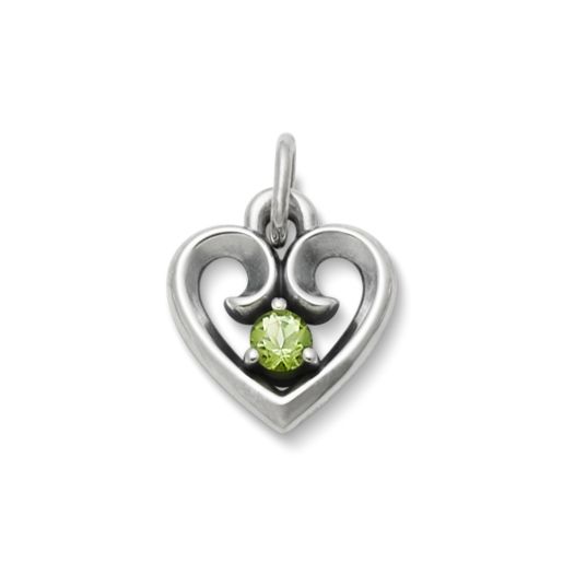 Avery Remembrance Heart Birthstone Pendant