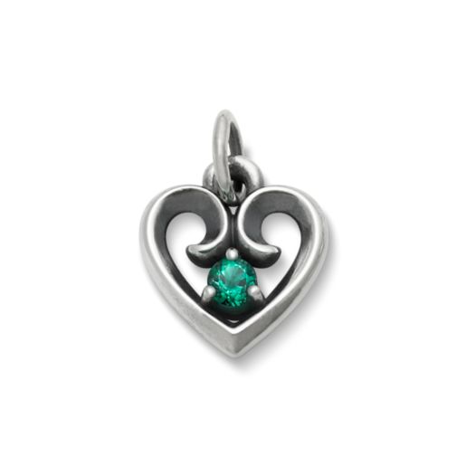 Avery Remembrance Heart Birthstone Pendant