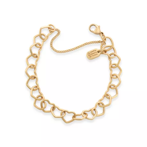 Connected Hearts Charm Bracelet