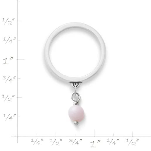 Glass Enhancer Bead Dangle Ring