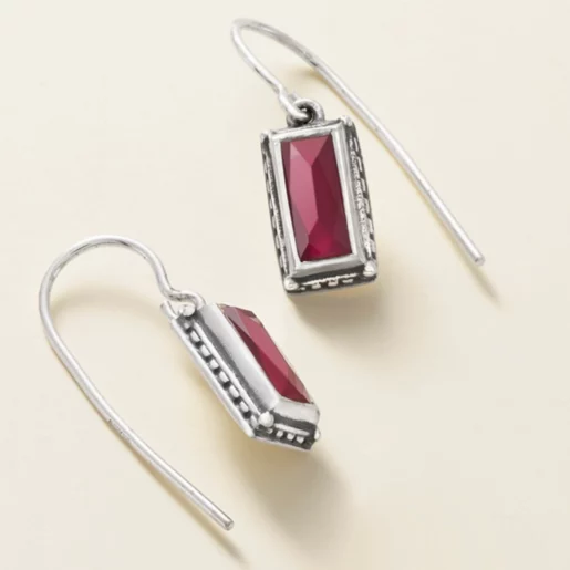 Palais Layered Gemstone Dangle Earrings