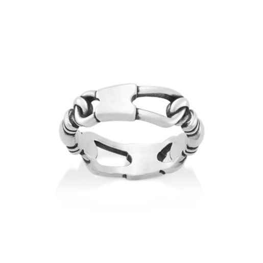 Men’s Curb Chain, Faith Ring and Forged Bracelet