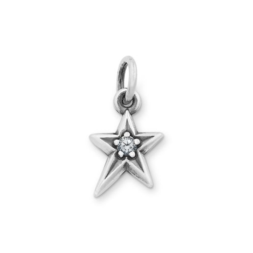 Shining Star Birthstone Charm