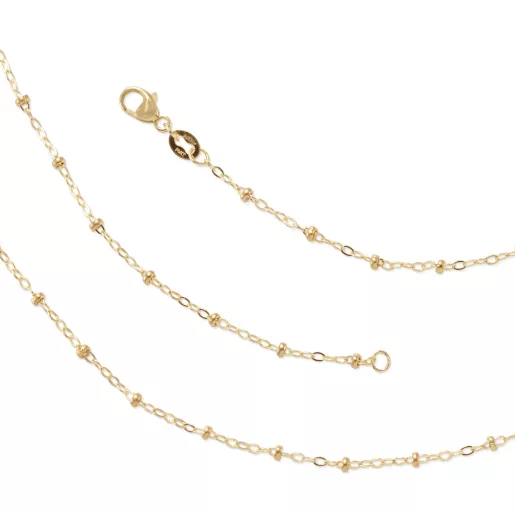 Gold Layered Necklaces with Faith and Heart Charms