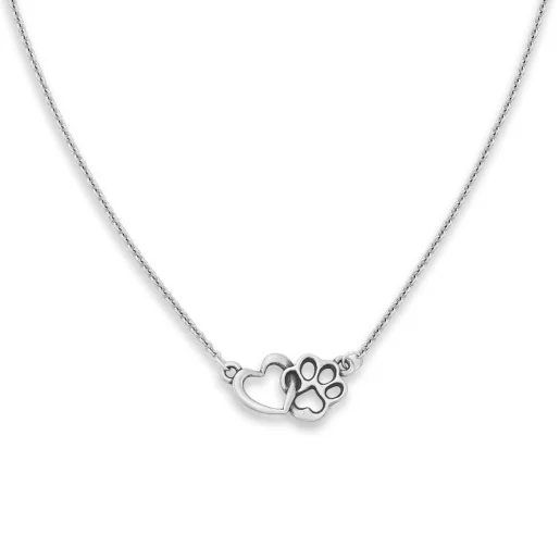 Furry Friends Heart Necklace