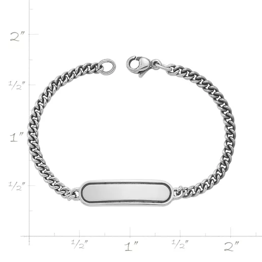 Baby ID Engravable Link Bracelet