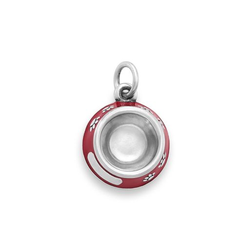 Enamel Pet Bowl Charm
