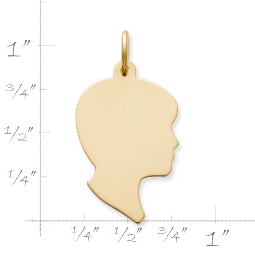 Boy Silhouette Charm